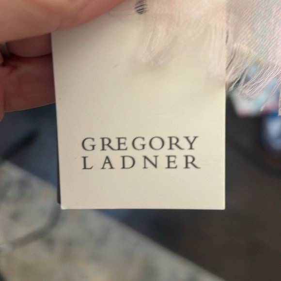 SWIRL PRINT SCARF Gregory Ladner Limited Edition NWT - Picture 2 of 5